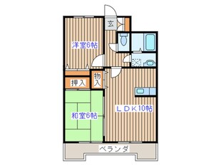 Ｋ２オリエントビルの物件間取画像